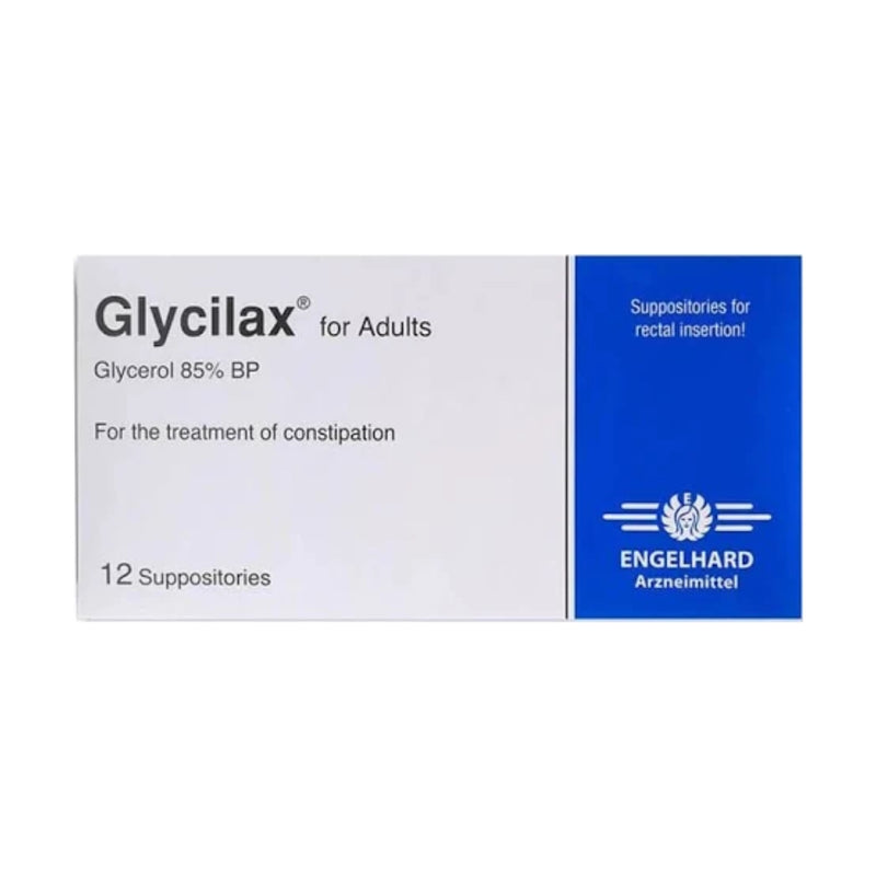 Glycilax Rectal Suppositories Adult 12 Strips