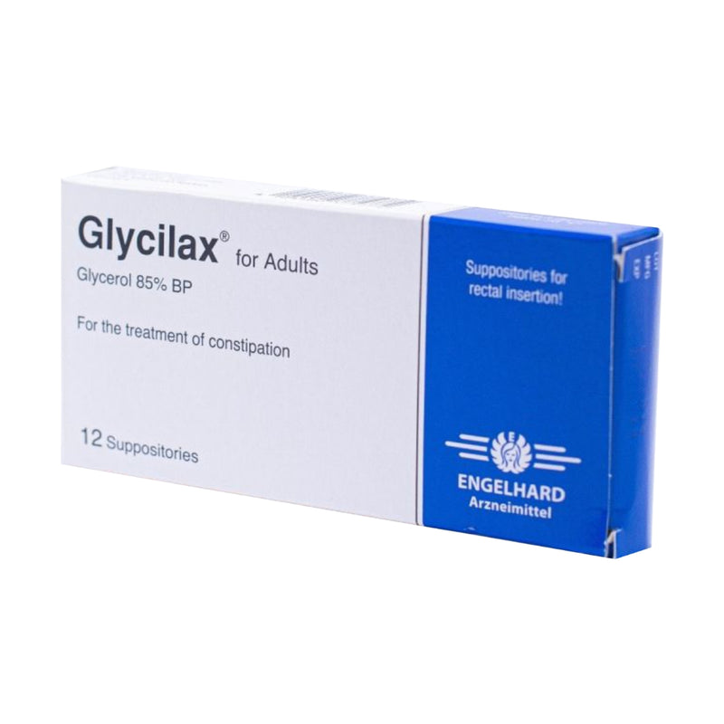 Glycilax Rectal Suppositories Adult 12 Strips