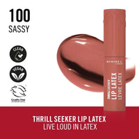 Rimmel Thrill Seeker Lip Latex 100 Sassy 6ml