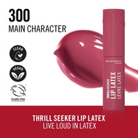 Rimmel Thrill Seeker Lip Latex 300 Main Character 6ml