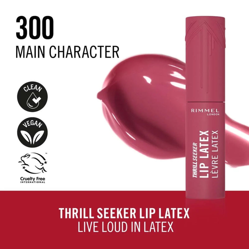 Rimmel Thrill Seeker Lip Latex 300 Main Character 6ml
