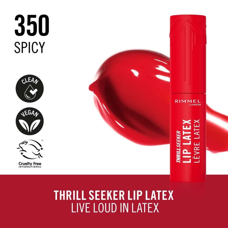 Rimmel Thrill Seeker Lip Latex 350 Spicy 6ml