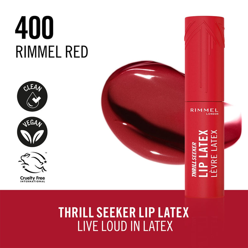 Rimmel Thrill Seeker Lip Latex 400 Rebel 6ml