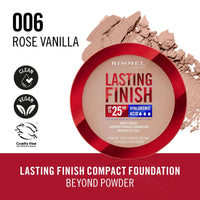 Rimmel Lasting Finish Matte Compact Foundation 006 Rose Vanilla 7g