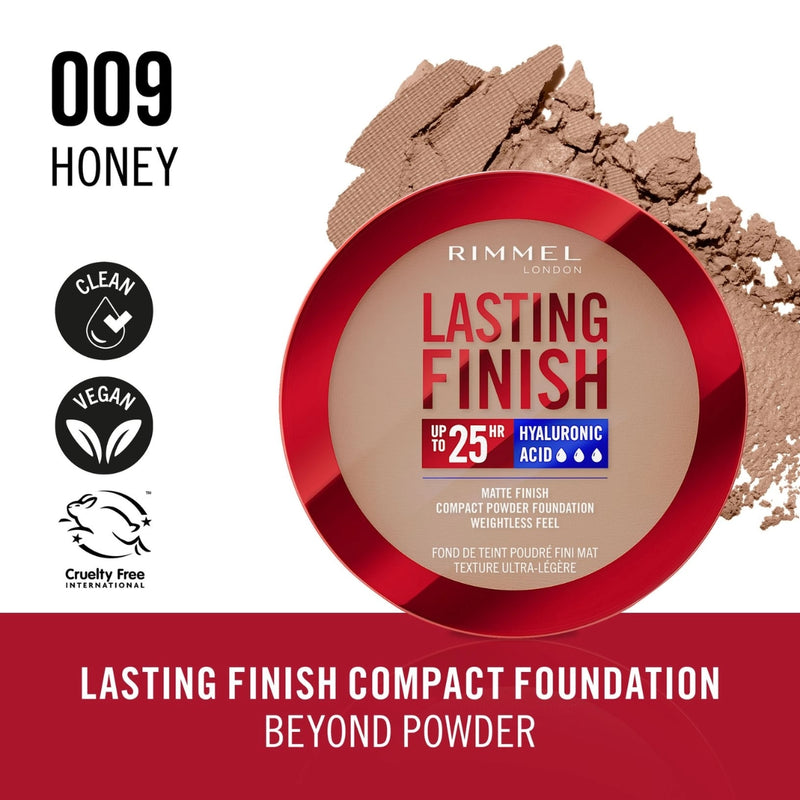 Rimmel Lasting Finish Matte Compact Foundation 009 Honey 7g
