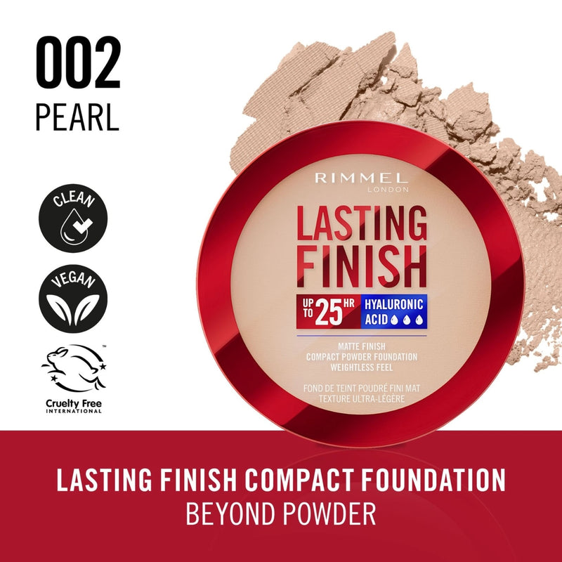Rimmel Lasting Finish Matte Compact Foundation 002 Pearl 7g