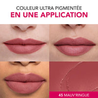 Bourjois Rouge Velvet The Lipstick Matte 45 Mauv Ringue 2.4g