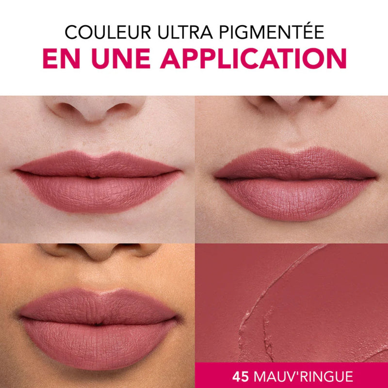 Bourjois Rouge Velvet The Lipstick Matte 45 Mauv Ringue 2.4g