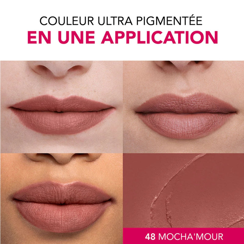 Bourjois Rouge Velvet The Lipstick Matte 48 Mocha Mour 2.4g