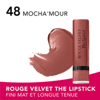 Bourjois Rouge Velvet The Lipstick Matte 48 Mocha Mour 2.4g