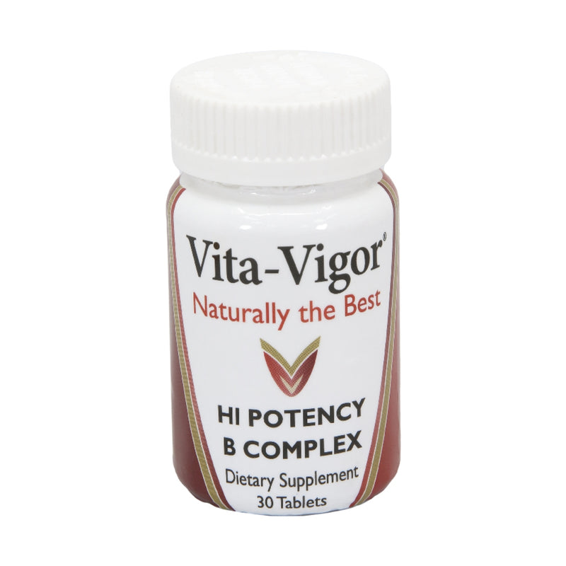 Vita Vigor Hi Potency B Complex 30 Tablets