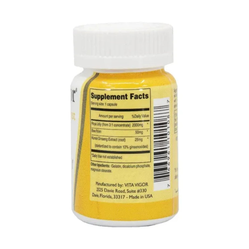 Vita Vigor Royal Jelly 2000mg 30 Capsules