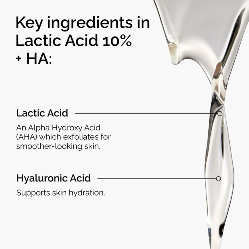 The Ordinary Lactic Acid 10% + Hyaluronic Acid 2% Serum 30ml