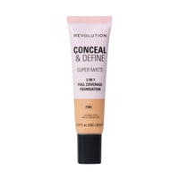 Revolution Makeup Conceal & Define Full Coverage Foundation F10N 23ml