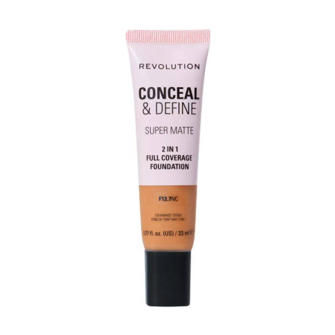 Revolution Makeup Conceal & Define Full Coverage Foundation F12.7NC 23ml