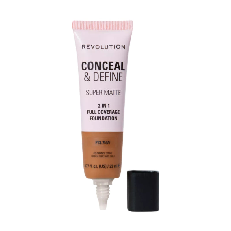 Revolution Makeup Conceal & Define Full Coverage Foundation F13.7NW 23ml