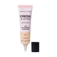 Revolution Makeup Conceal & Define Full Coverage Foundation F2NC 23ml
