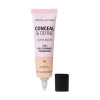 Revolution Makeup Conceal & Define Full Coverage Foundation F3N 23ml