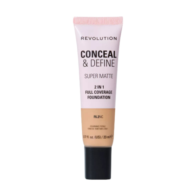 Revolution Makeup Conceal & Define Full Coverage Foundation F6.2NC 23ml
