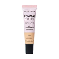 Revolution Makeup Conceal & Define Full Coverage Foundation F6.5N 23ml