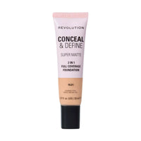 Revolution Makeup Conceal & Define Full Coverage Foundation F8.2N 23ml