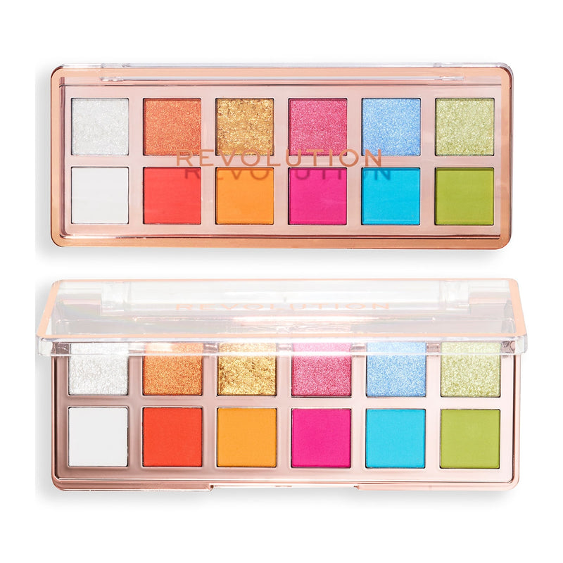 Revolution Makeup Eye Shadow Palette The Vibrant Icon Brights 8.4g