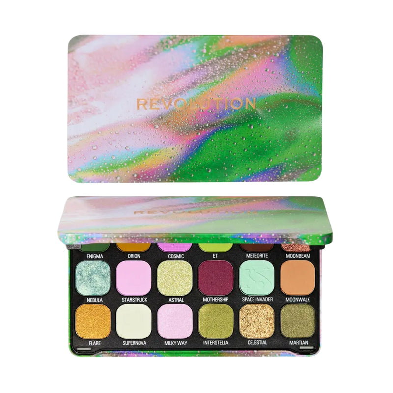 Revolution Makeup Forever Flawless Eyeshadow Palette Atsro Nova Green 1.1g