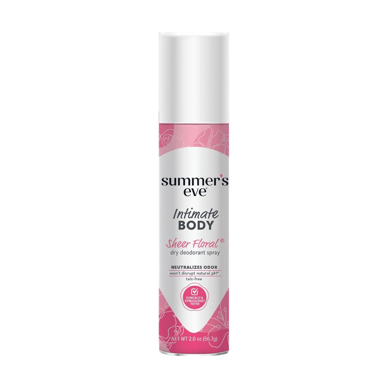 Summer's Eve Daily Freshening Intimate Spray Sheer Floral 56.7g