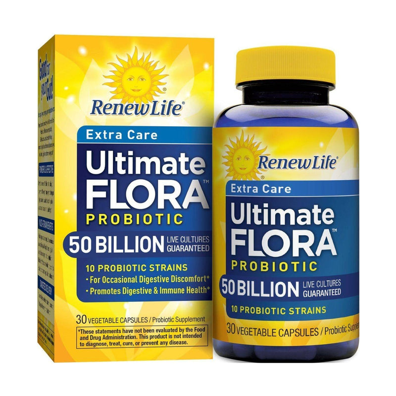 Renew Life Ultimate Flora Extra Care 50 Billion Probiotic 30 Capsules