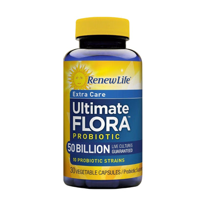 Renew Life Ultimate Flora Extra Care 50 Billion Probiotic 30 Capsules