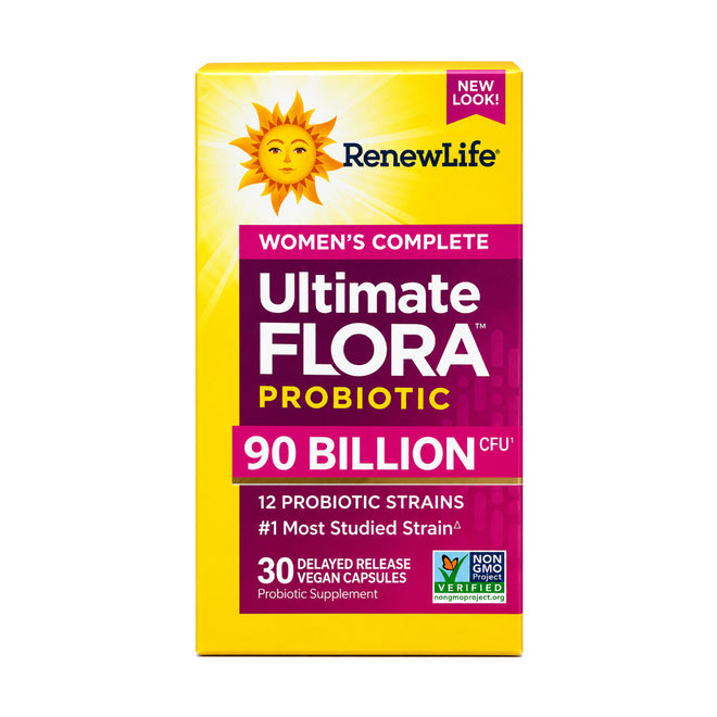 Renew Life Ultimate Flora Womens Care Probiotic 30 Vegetarian Capsules