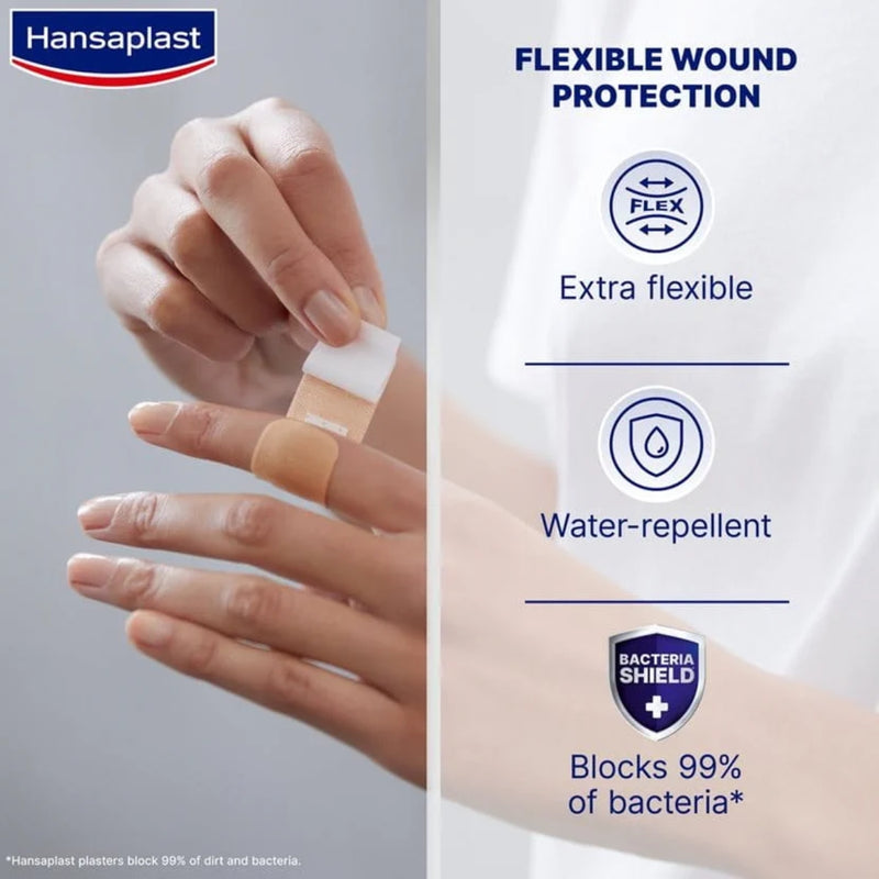 Hansaplast Elastic Extra Flexible Water-Repellent 40 Strips