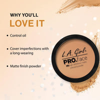 LA Girl Pro Face HD Matte Pressed Powder Warm Honey
