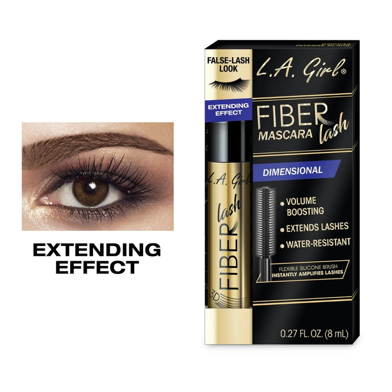 LA Girl Fiber Lash Mascara Black 8ml
