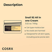 COSRX Advanced Snail 92 All in One Cream 100g