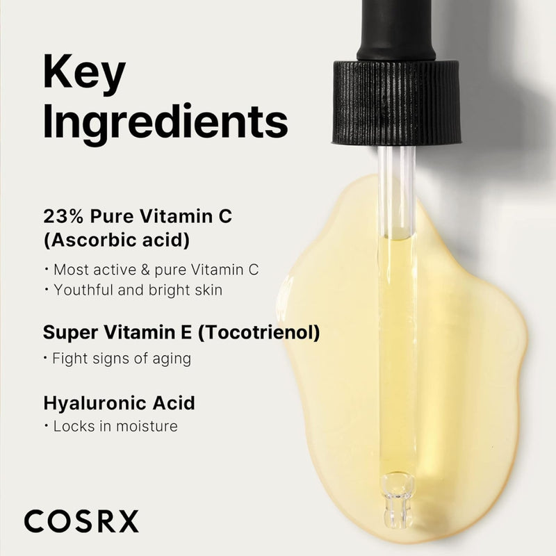 COSRX The Vitamin C 23 Super Vitamin E + Hyaluronic Acid Serum 20ml