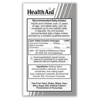 HealthAid Chromium Picolinate 1800ug 60 Tablets