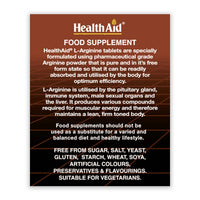 HealthAid L-Arginine 500mg 60 Tablets