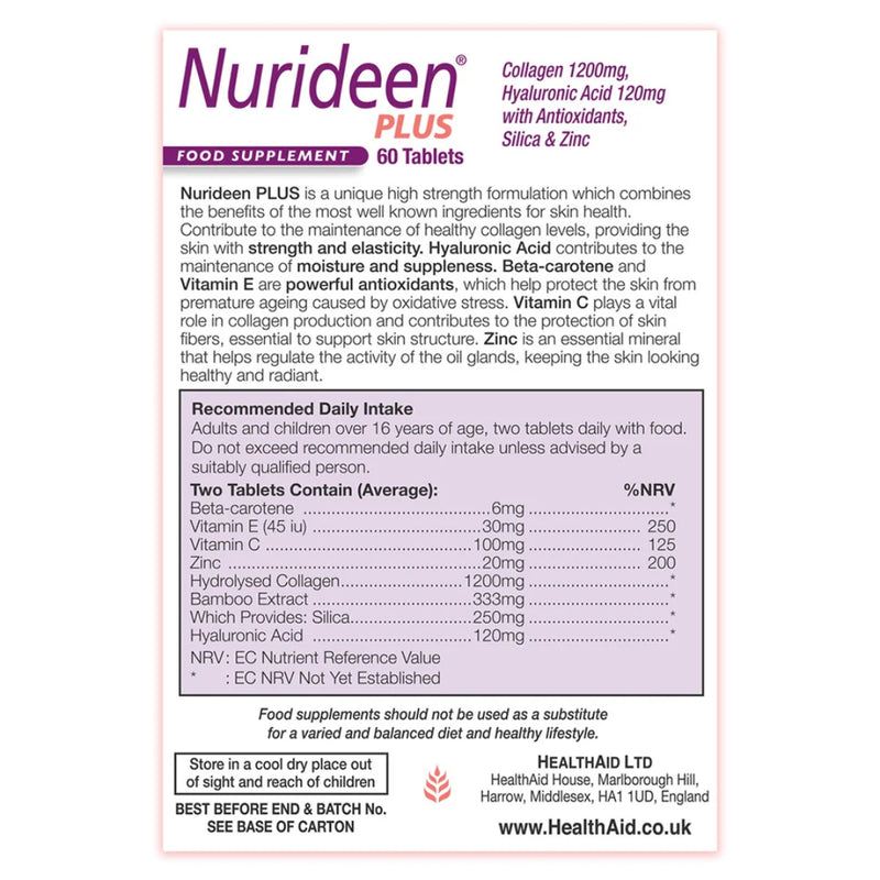 HealthAid Nurideen Plus 60 Tablets