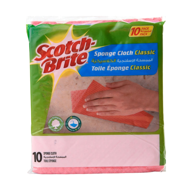 Scotch-Brite Sponge Cloths Classic 10 Packs