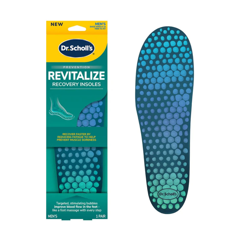 Dr Scholls Prevention Revitalize Recovery Insoles Mens 1 Pair