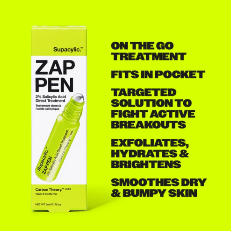 Carbon Theory Zap Supacylic 2% Salicylic Acid Direct Treatment Pen 5ml
