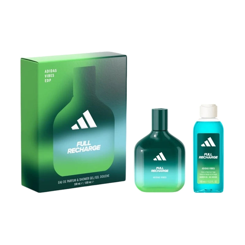 Adidas Vibes Full Recharge EDP 100ml + Shower Gel 100ml