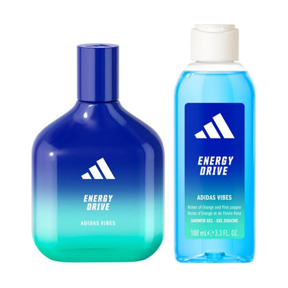 Adidas Vibes Energy Drive Eau de Parfum 100ml + Shower Gel 100ml Gift Set