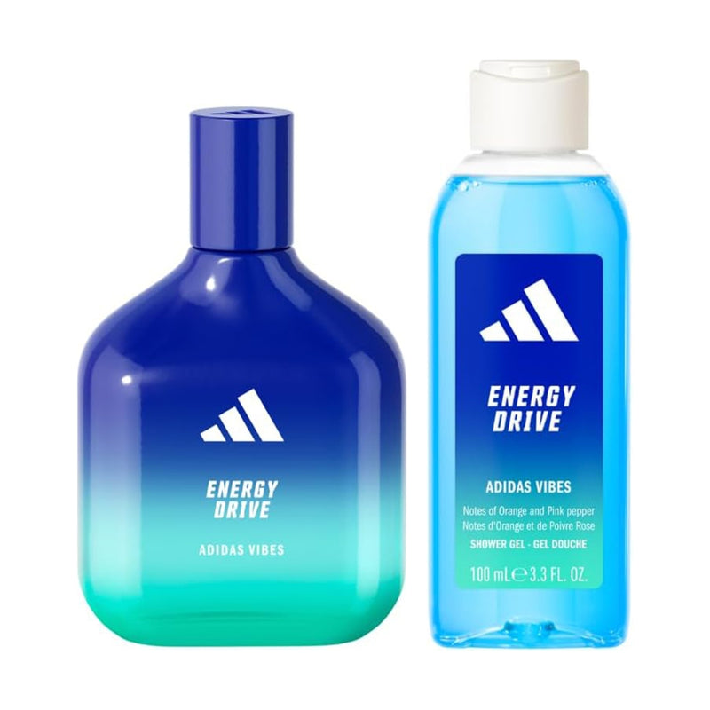 Adidas Vibes Energy Drive EDP 100ml + Shower Gel 100ml
