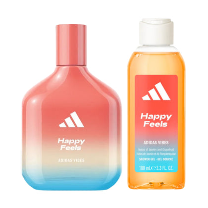 Adidas Vibes Happy Feel Eau de Parfum 100ml + Shower Gel 100ml Gift Set