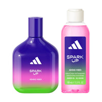 Adidas Vibes Spark Up EDP 100ml +  Shower Gel 100ml