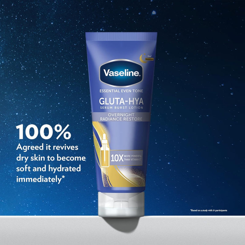 Vaseline Body Lotion Essential Even Tone Gluta-Hya Overnight Radiance Repair 200ml