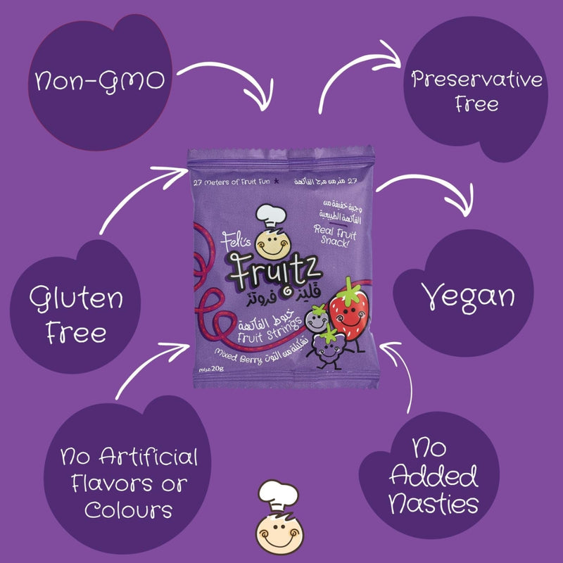 Felis Fruitz Fruit Strings Mixed Berry 20g