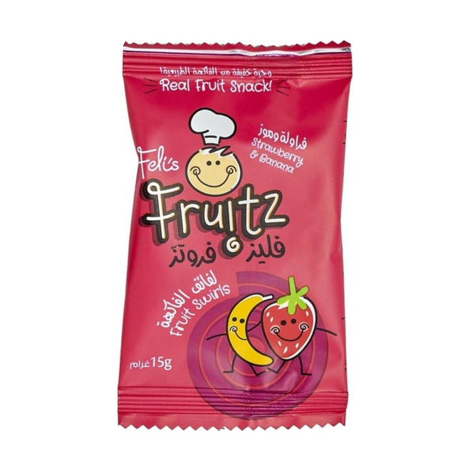 Felis Fruitz Fruit Swirls Strawberry Banana 15g